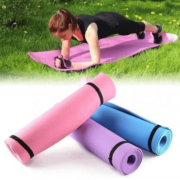 Yoga Mats designed to feel cool to the touch. You can work comfortably 0