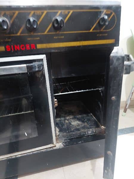 SINGER COOKING RANGE - 3 Burner Stove + Oven 5