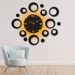 wall clock with lighting