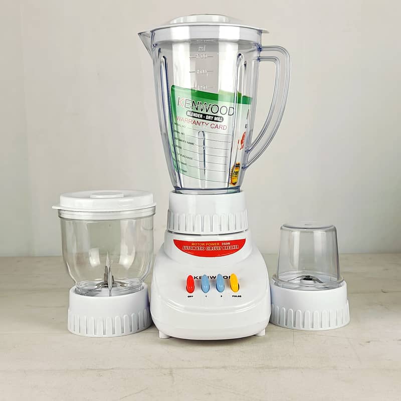 Juicer Machine Kenwood 3 in 1, Heavy Duty Motor 350W (Juicer + Blende 10