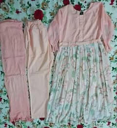 (Urgent Sale) Preloved : 3 Piece Frock