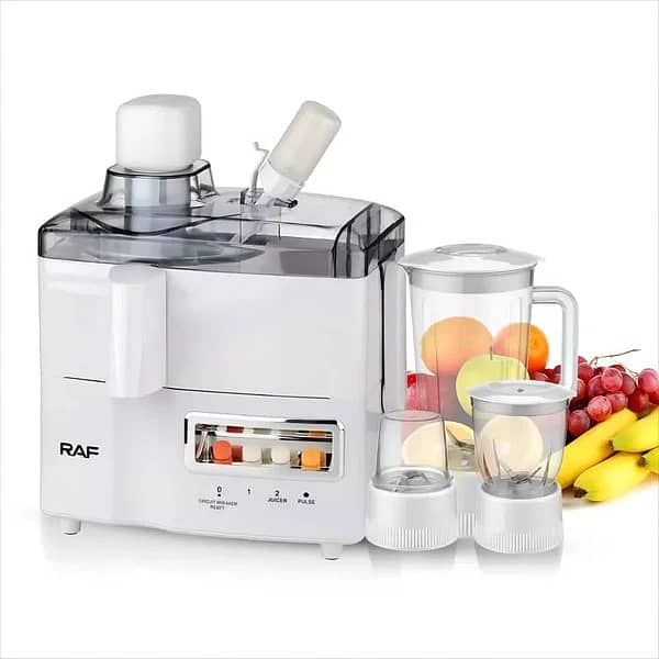 Juicer Machine ken-wood 4 in 1, Heavy Duty Moter 900W (Juicer + Blend 0