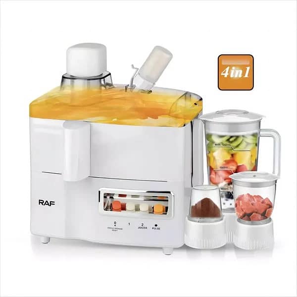 Juicer Machine ken-wood 4 in 1, Heavy Duty Moter 900W (Juicer + Blend 4