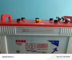 Exide HP 250 Battery with Home inverter