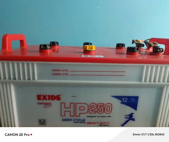 Exide HP 250 Battery with Home inverter 0