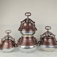 Afghani Messi Pressure Cooker Brown color with 3 Values one bypass va