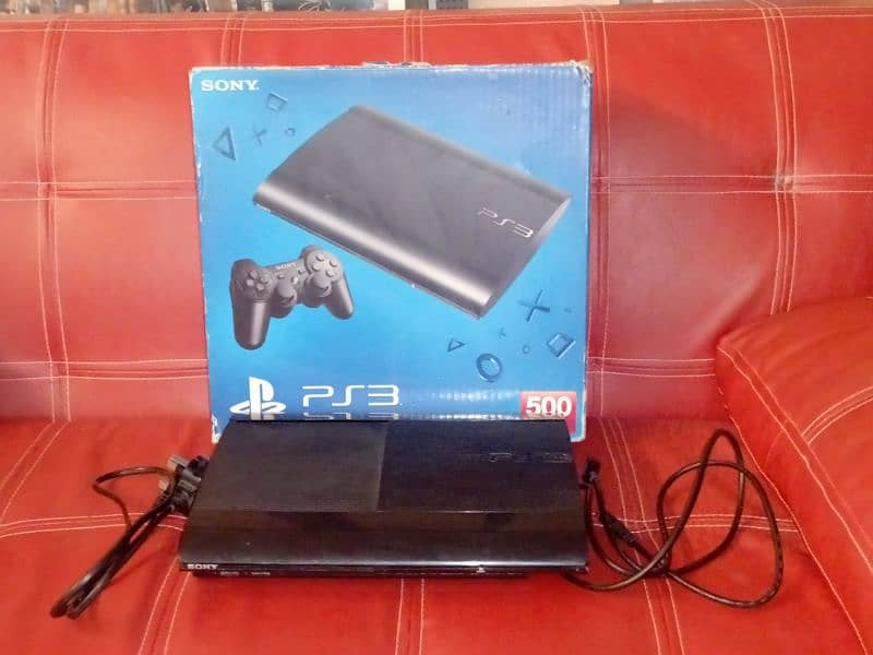 ps3 super slim 500gb without controller (needs service) 1