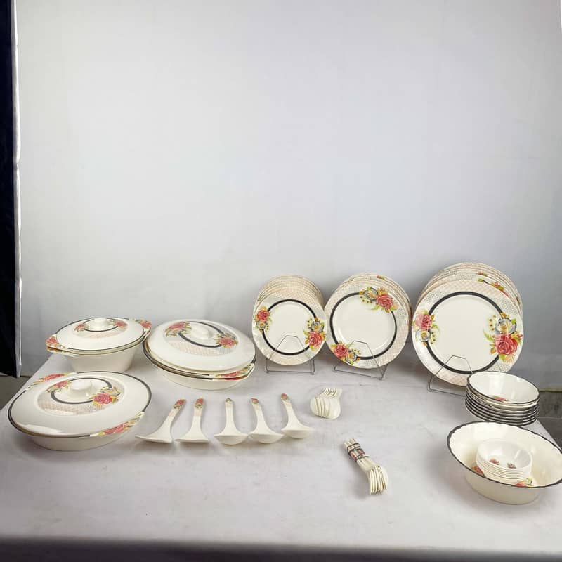 LENOX Melamine Dinner Set 72 Pcs, 8 Service Best quality and Durable 12