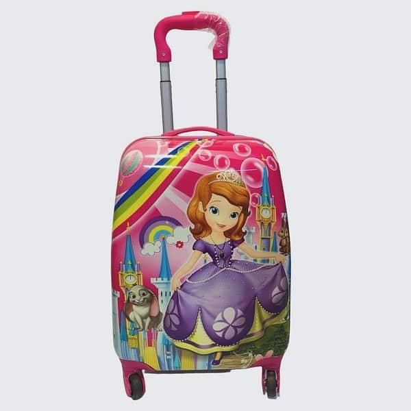 travel kids suitcase / luggage bags / kids travel trolley 4