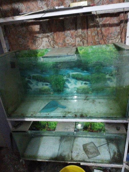 two 4ft aquariums with all accessory's 3