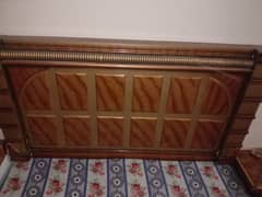 100 present granted wooden bed