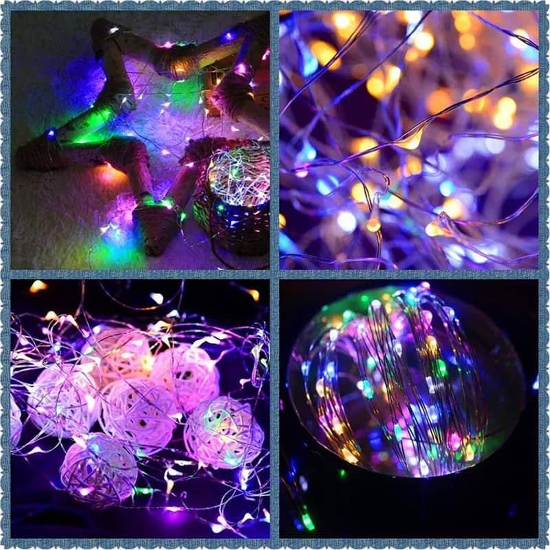 USB Twinkle LED String Fairy Lights Copper Wire Party Remote 2