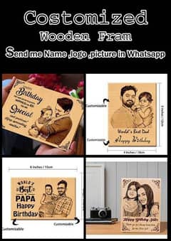 Customized wooden frame