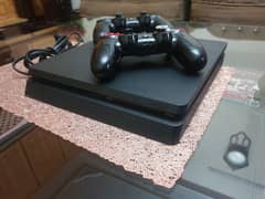 Ps4 500GB slim with two controllers for sale.