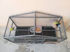 new heavy iron parrot cage