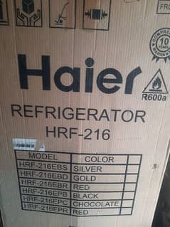 haier refrigerator hrf 216 silver