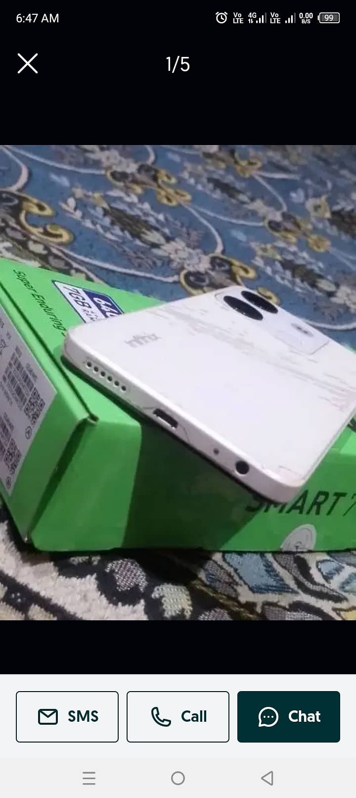 infinix mobile for sale  4  gbrm    64 memory  0323 7700071 3