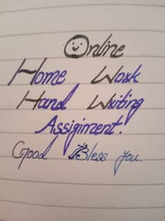 Hand writing Assignment work