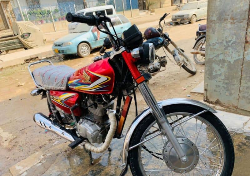 Honda CG 125 model 2019 for urgent sale 0