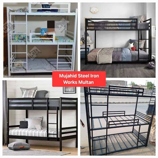 Bunk Beds / Single& Double Bed/ Triple story Beds in Factory Rates 6