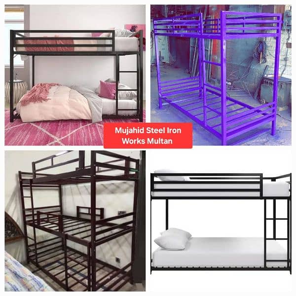 Bunk Beds / Single& Double Bed/ Triple story Beds in Factory Rates 7