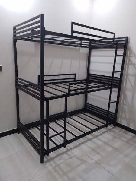 Bunk Beds / Single& Double Bed/ Triple story Beds in Factory Rates 9