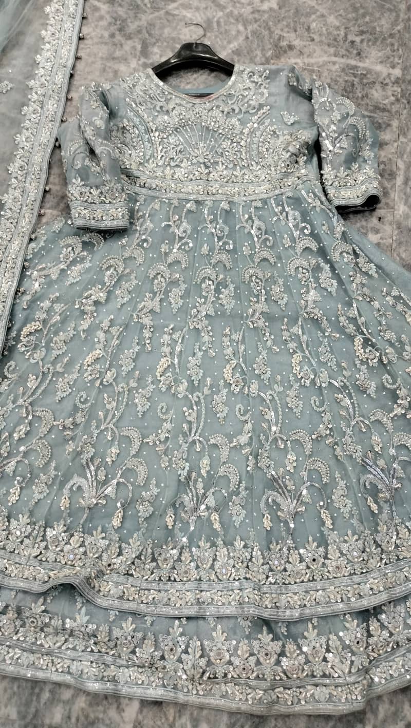 Bridal Dress / Walima Maxi / Bridal Lehanga / Wedding Dress 4