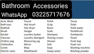 Bathroom Accessories Products A To Z Items All Punjab Delivery