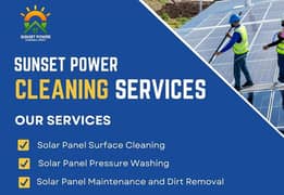 Solar Cleaning Staff ONLY 6 Hours Job/Day (Evening)