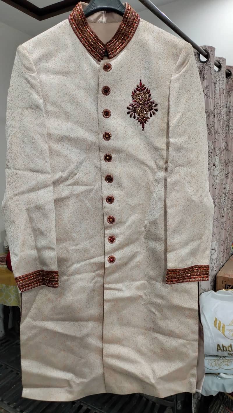 Sherwani for sale with qulla and khussa. 1