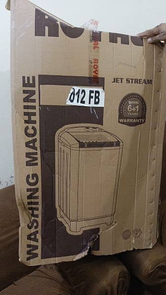 ROYAL 1012FB 1 MONTH USED WASHING MACHINE JET TECHNOLOGY 6