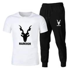 2 Pcs Men Cotton Printed jersey, Track suit