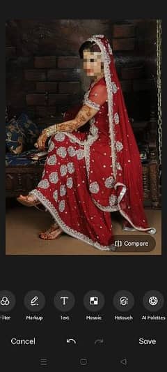 wedding Lehnga with gown