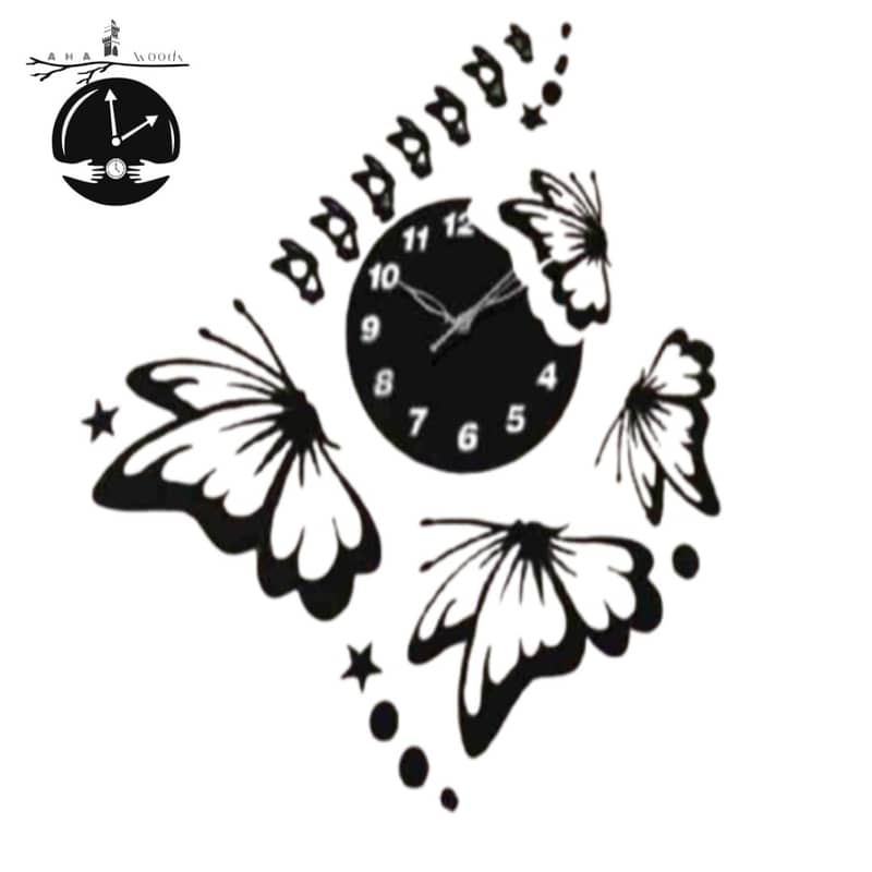 Butterfly Wall Clock | Clock For Room Decoration 1