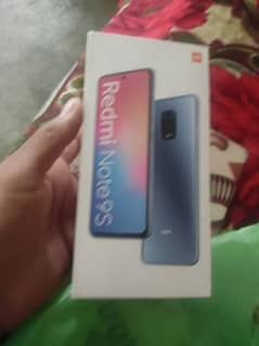 Redmi note 9s lush condition box and mobile blu color 6 128