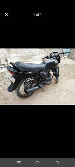 Asia Hero 100cc bike 2009 model black clor me hai chain set pora chnge