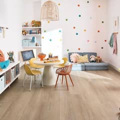 kids Room wardrobe affordable Price, Wooden floor Wall paper