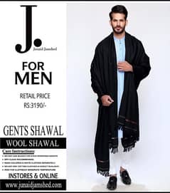 MEN J. Shawl Winnter 50% OFF limited Stock