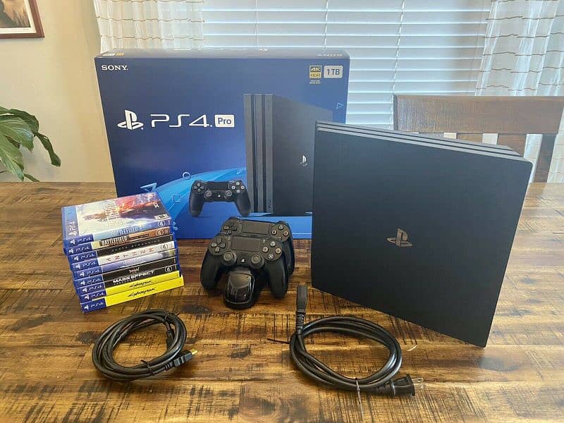 Sony PS4 Pro game 1TP Warranty ma hai New hai  Whatsapp Par Rabta Karo 0