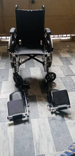 Imported wheel chair with both leg support and adjustments brand new