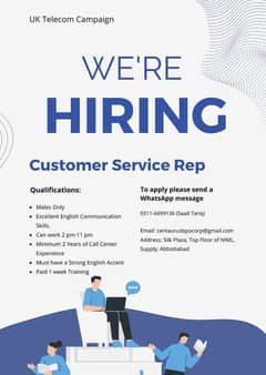 Call Center Rep/Agent