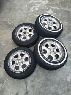 4 Tyres,with 4Alloy Rim,z  Size 165/65 R 13