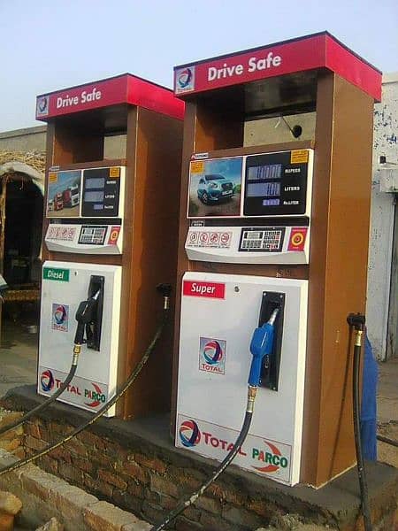 Malik fuel dispenser electrozone and oil tank canopy makers Multan Pak 8