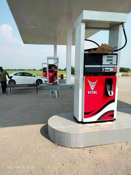 Malik fuel dispenser electrozone and oil tank canopy makers Multan Pak 12