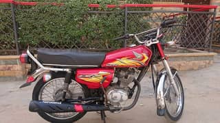 Home used Honda CG-125 Euro II Karachi no 2021 last issued