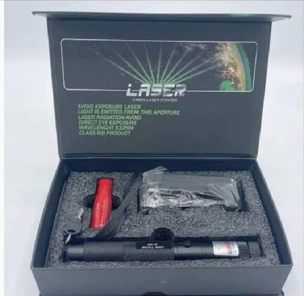 Rechargeable Powerful Green Laser Pointer - with more then 4 KM Range 2