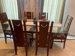 6 seater dining table/Wooden Dining table