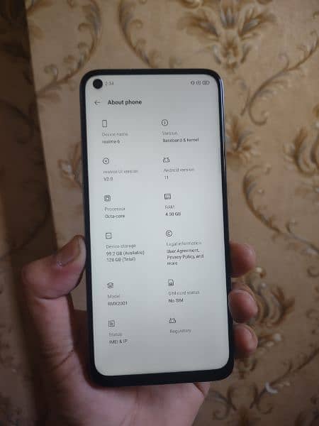 Realme 6 4/128 Approved With Box New construction 7