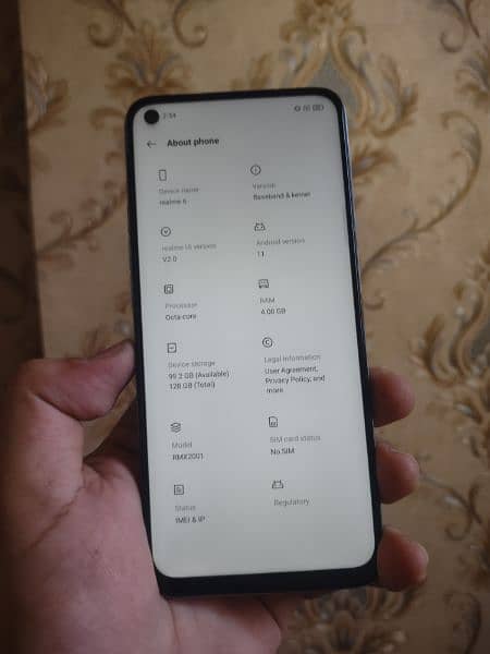 Realme 6 4/128 Approved With Box New construction 8