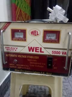 second hand stabilizer 5500 VA good condition